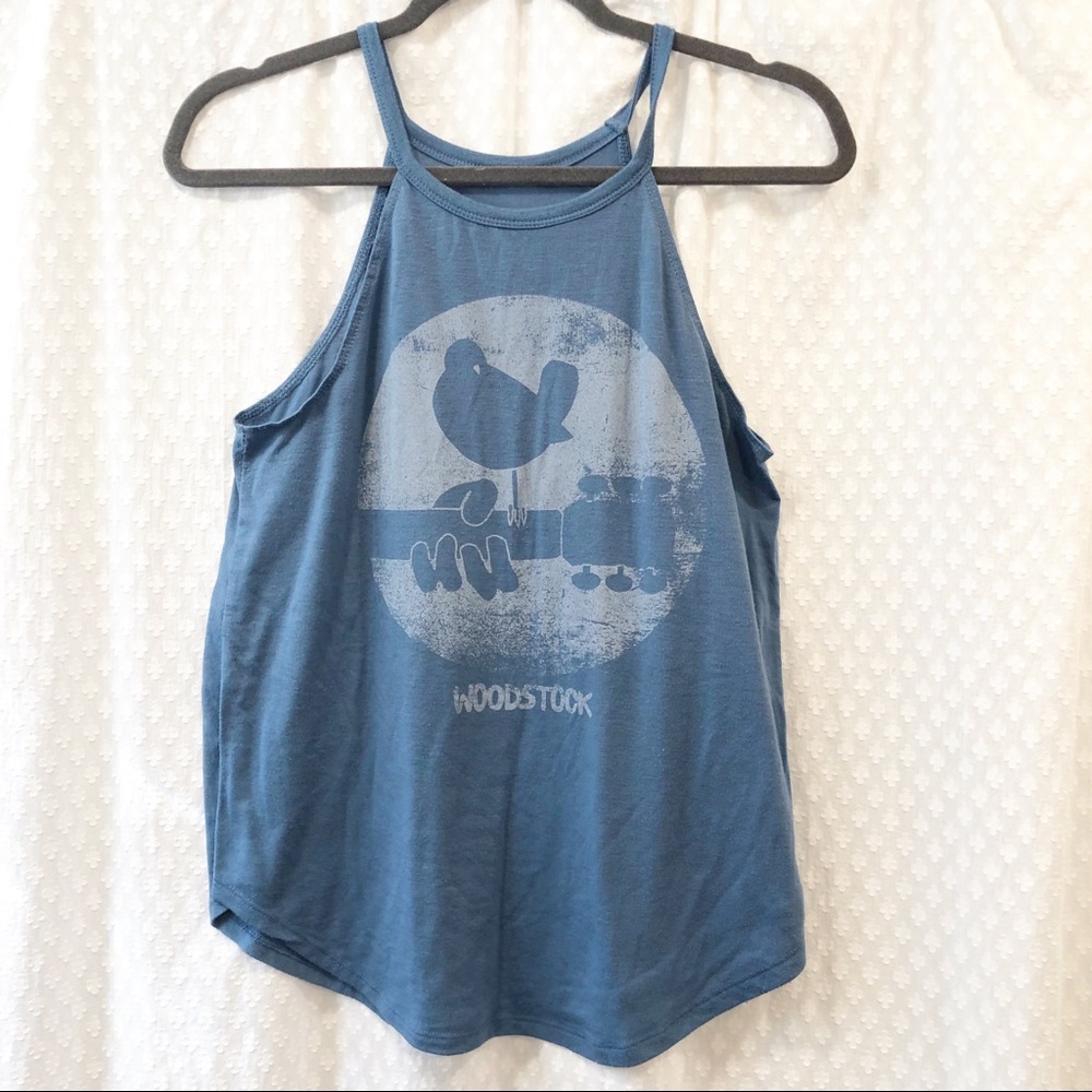 BLUE WOODSTOCK TANK SMALL